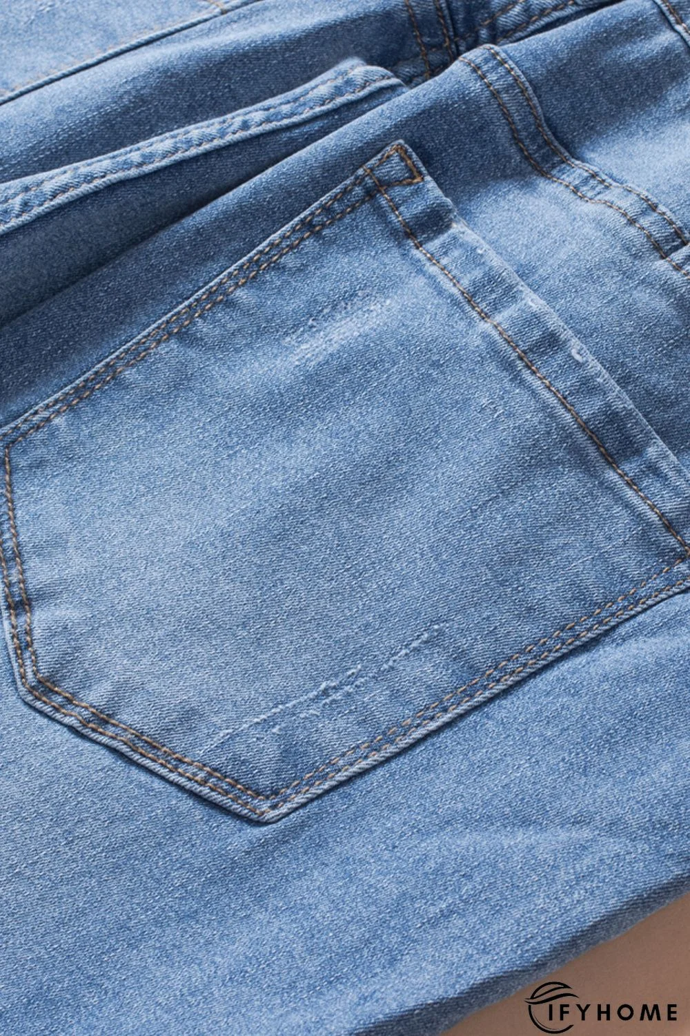 Sky Blue High Rise Skinny Plus Size Jeans | IFYHOME