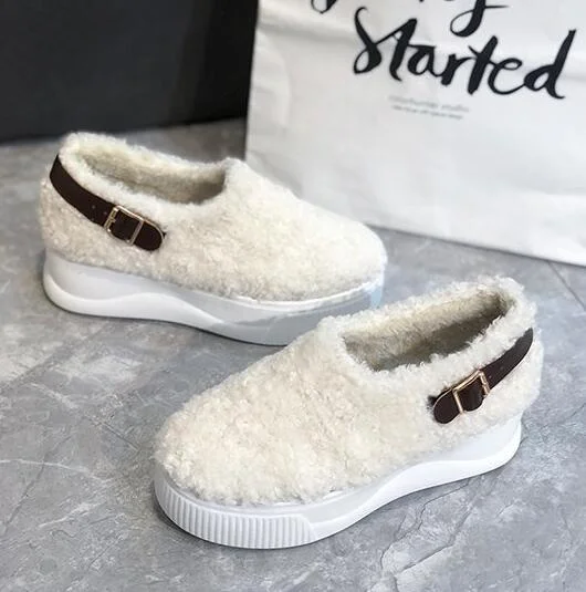 Women Slip on Loafers Ladies Sewing Platform Vulcanized Shoes Woman PU Leather Fashion Casual Footwear Female Comfort Shoe 2020