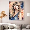 Taylor Swift-11CT Stamped Cross Stitch 40*55cm/15.75*21.65in