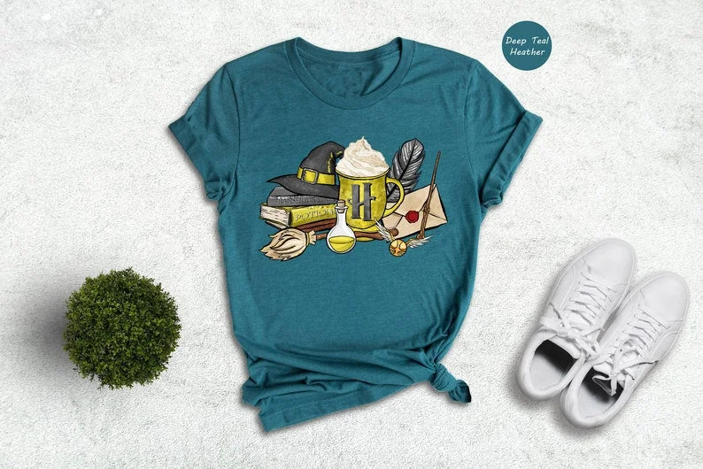 Wizard School Bookish Casual T-shirt