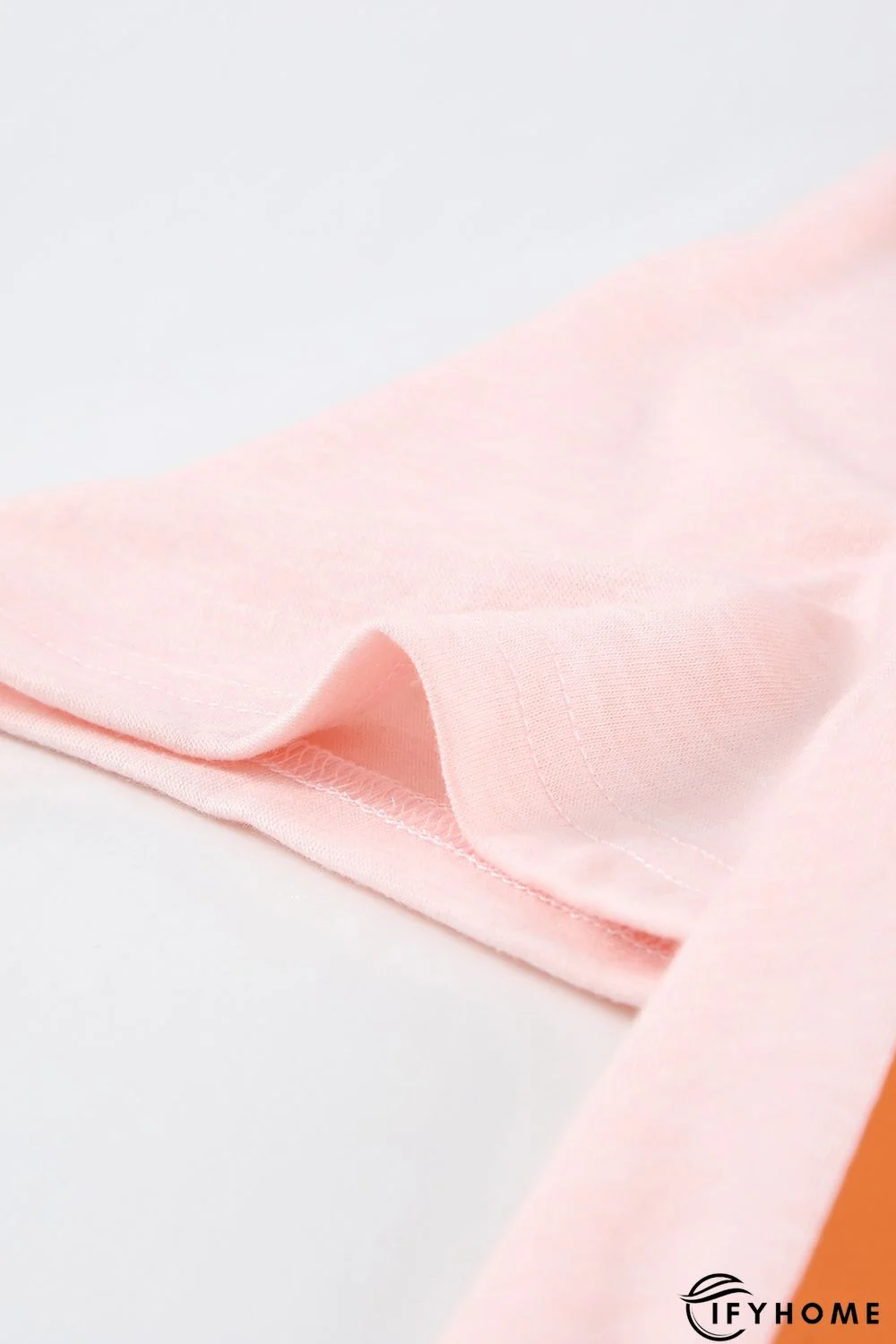 Pink SUNNY DAYS AHEAD Graphic Print Short Sleeve T-shirt | IFYHOME