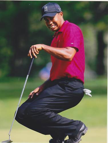 TIGER WOODS Masters Golf Glossy 8 x 10 Photo Poster painting Poster