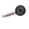 Ionic Filter Shower Head with Mineral Stone Balls for Remove Chlorine (Black)