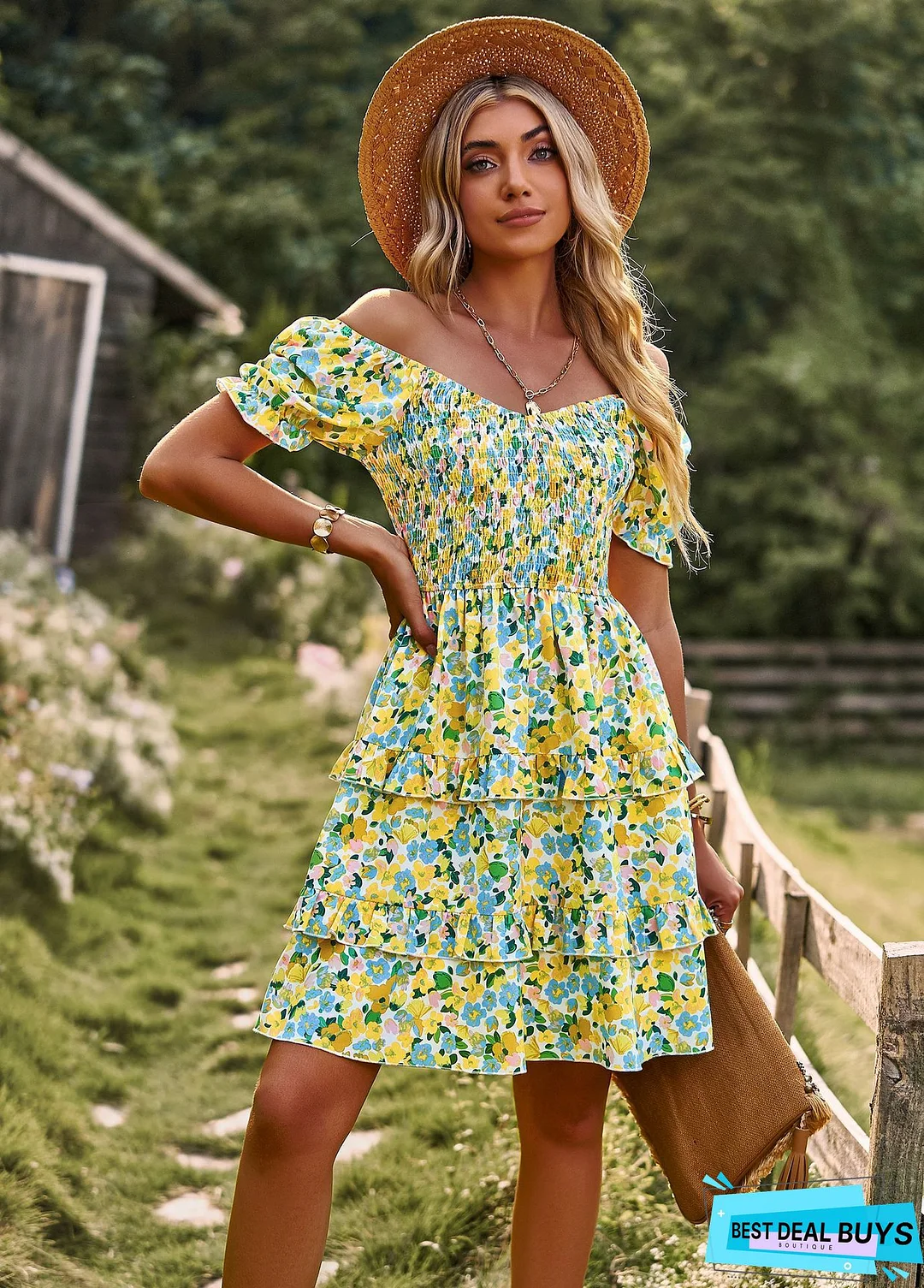 Beachside Dreaming Floral Mini Dress