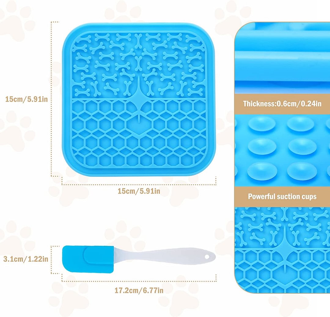 2 Pack Lick Pad for Dog Anxiety Relief, Perfect for Yogurt, Peanut