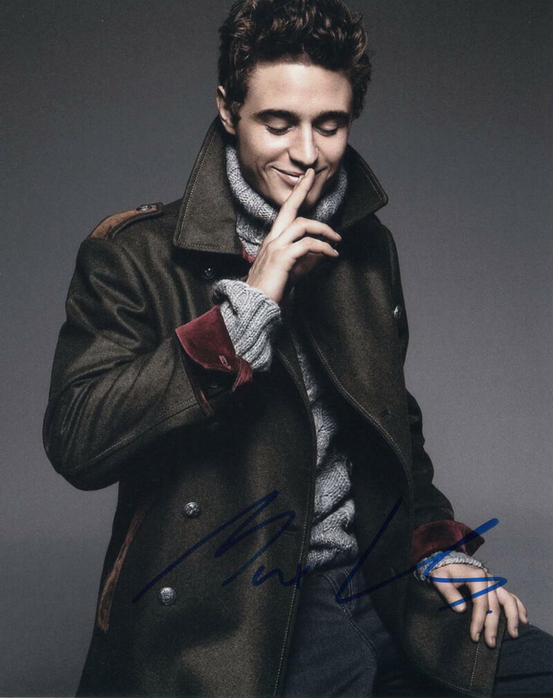 MAX IRONS SIGNED AUTOGRAPH 8X10 Photo Poster painting - RED RIDING HOOD STUD, THE HOST, JEREMY