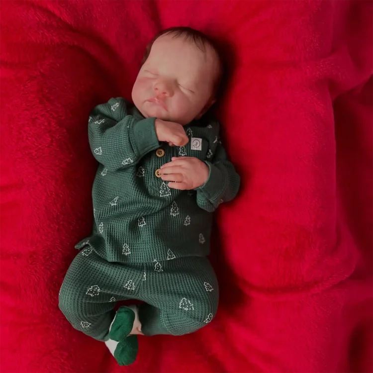 [New] 20" Reborn Newborn Lifelike Sleeping Baby Doll Boy Rious with 🔊Heatbeat Coos and Breath💗：Realistic Reborn Baby Dolls By Rsgdolls®