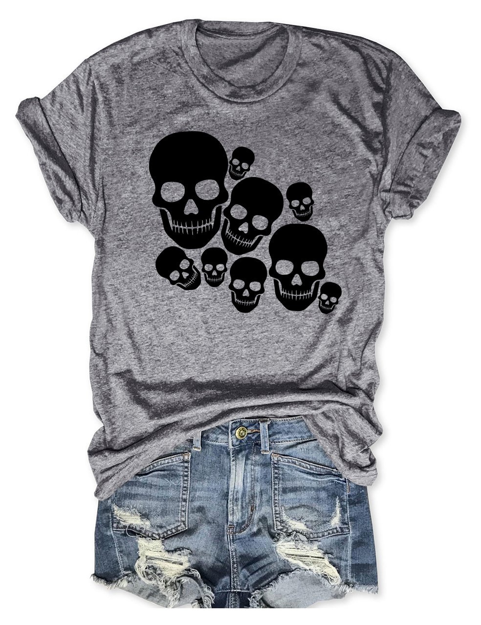 Fallen Skulls Halloween T-Shirt