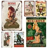 6pcs - Army Heroine - Vintage Metal Signs(8*12Inch/12*16Inch)-Pin-up-girls