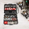267pcs Fishing Accessories Kit Including Box Hooks Swivels Sinkers Gifts for Men