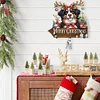 H&ouml;lzerner Willkommen zu Hause Weihnachtshund - 5d DIY Handwerk Wandhaken