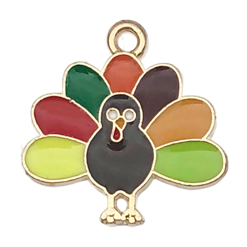 20 PCS/Package 19x18mm 19x22mm 23x14mm Alloy Animal Pumpkin Mushroom Pendant Jewelry Accessories