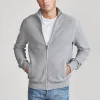 New men's cotton turtleneck zipper sweater for men