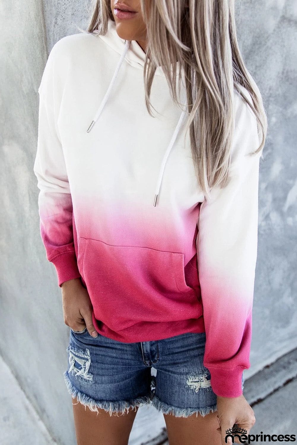 Gradient Long Sleeve Hoodie