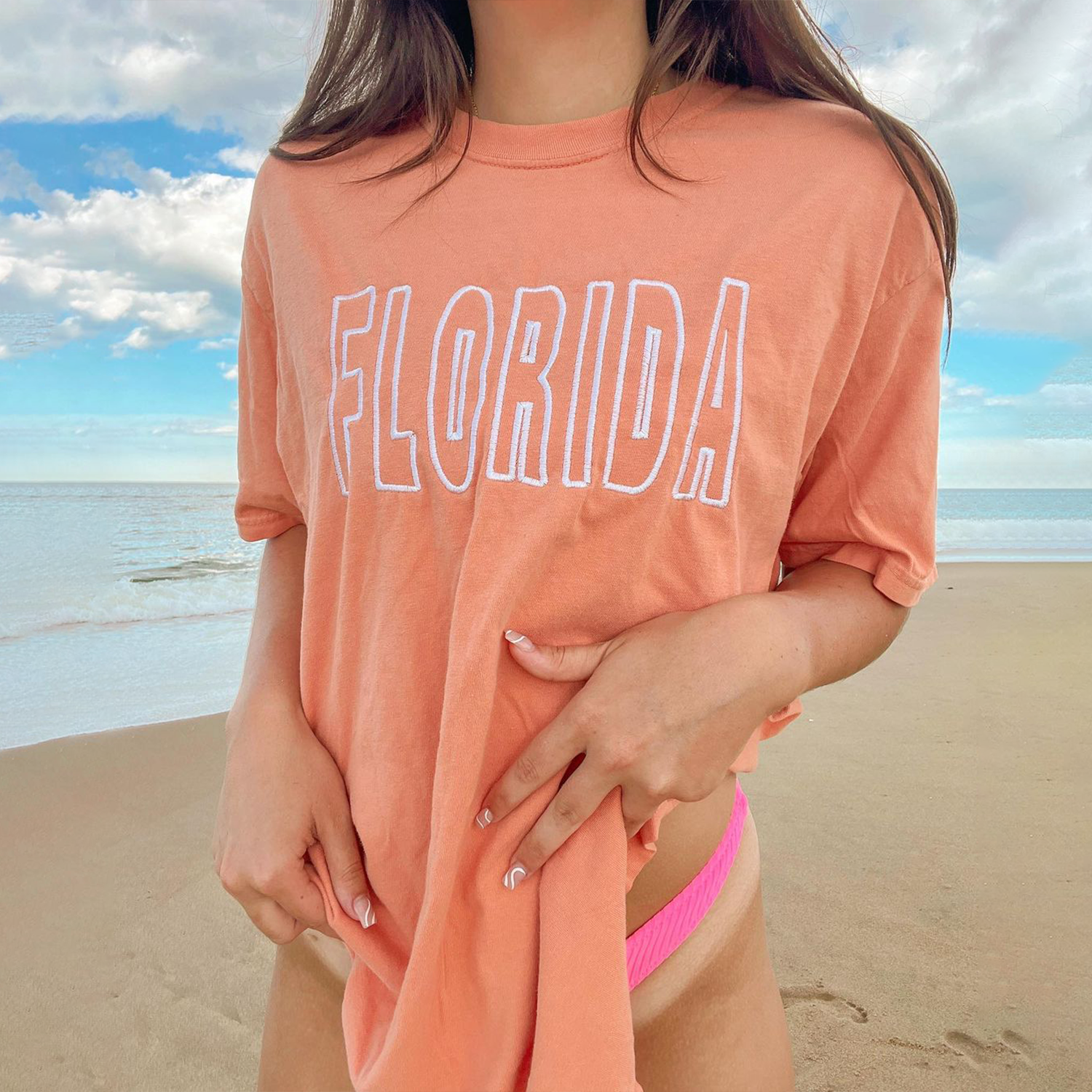 Women's Vintage Florida Surf T-Shirt / [blueesa] /