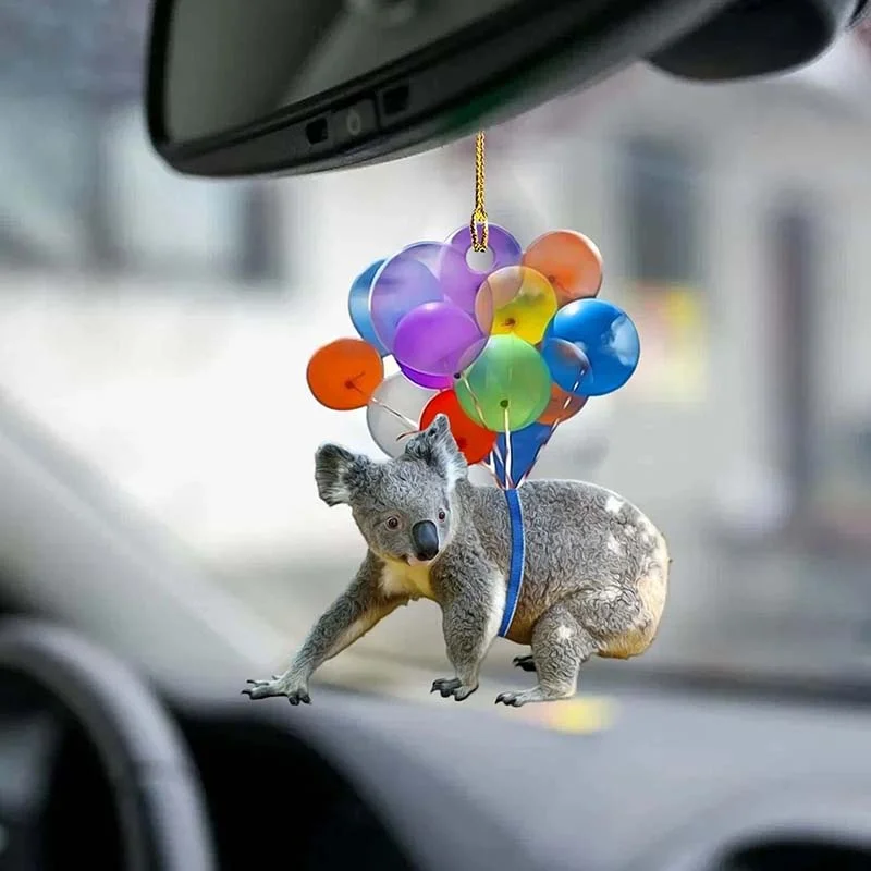 VigorDaily Koala Fly With Bubbles Car Hanging Ornament BC067
