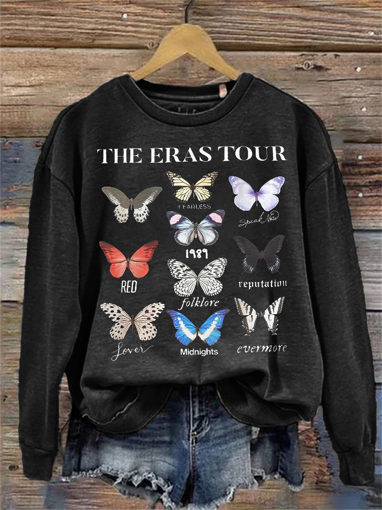 The Eras Tour Butterflies Washed Sweatshirt