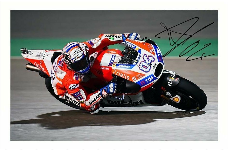 ANDREA DOVIZIOSO - MOTO GP AUTOGRAPH SIGNED Photo Poster painting POSTER PRINT