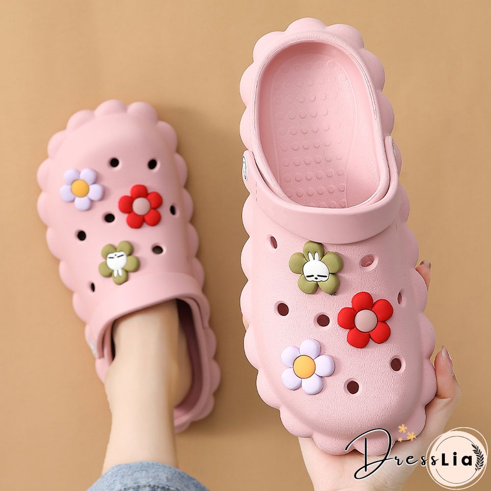 Platform Sandals Summer Women Slippers 6cm Wedges Sandals Outdoor Clogs Thick Street Beach Slide Flip Flops Garden Shoes