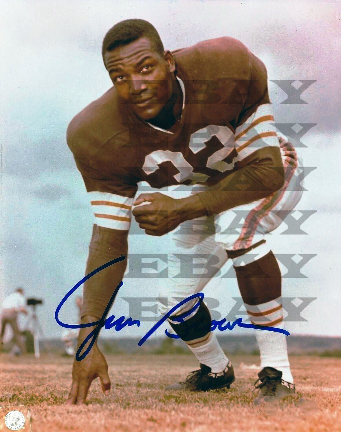 Jim Brown Cleveland Browns Signed 8x10 autographed Photo Poster painting Reprint