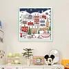 Winter Town-14CT Counted Cross Stitch 40*40cm/15.75*15.75in
