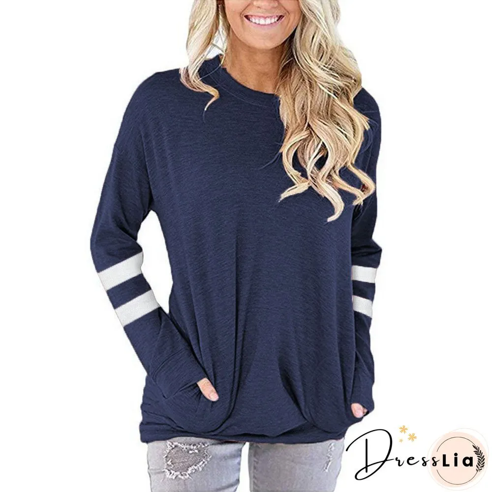 Manga Larga Tops Women Pink Long Sleeve Tees Ropa Mujer Spring Womens Fashion Tunique