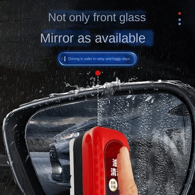 Car windshield grease film remover brush