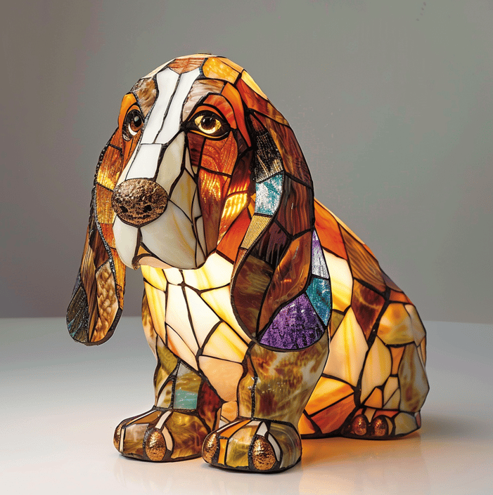 Basset Hound Lamp 