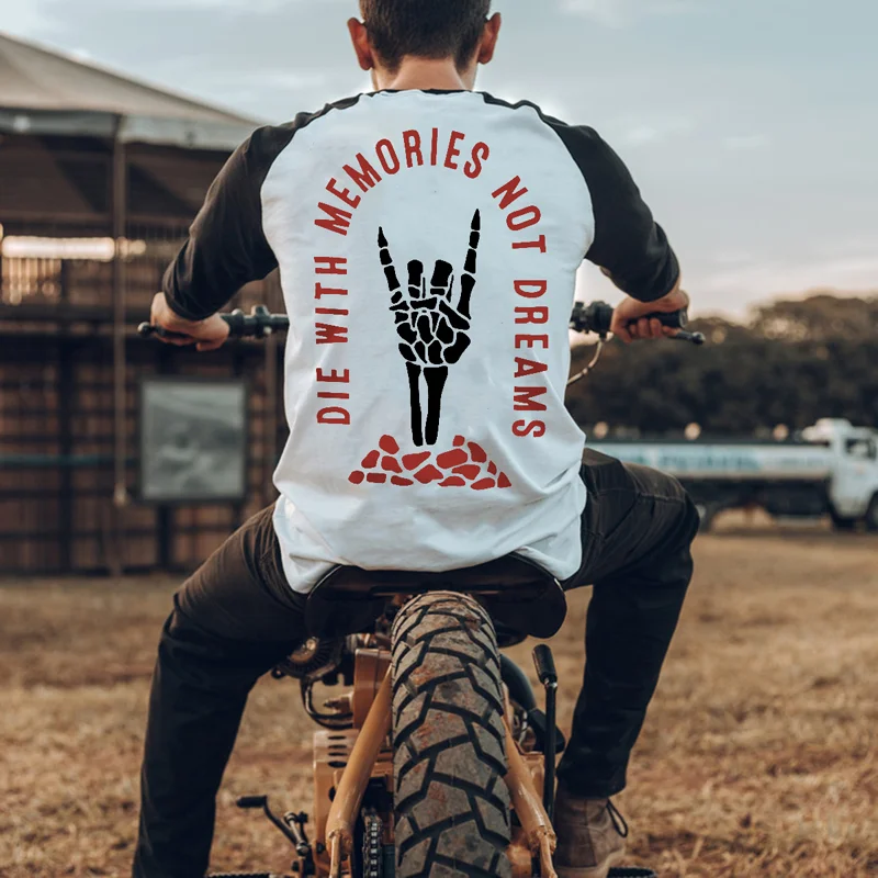 UPRANDY Die With Memories Not Dreams Printed Men's T-shirt -  UPRANDY