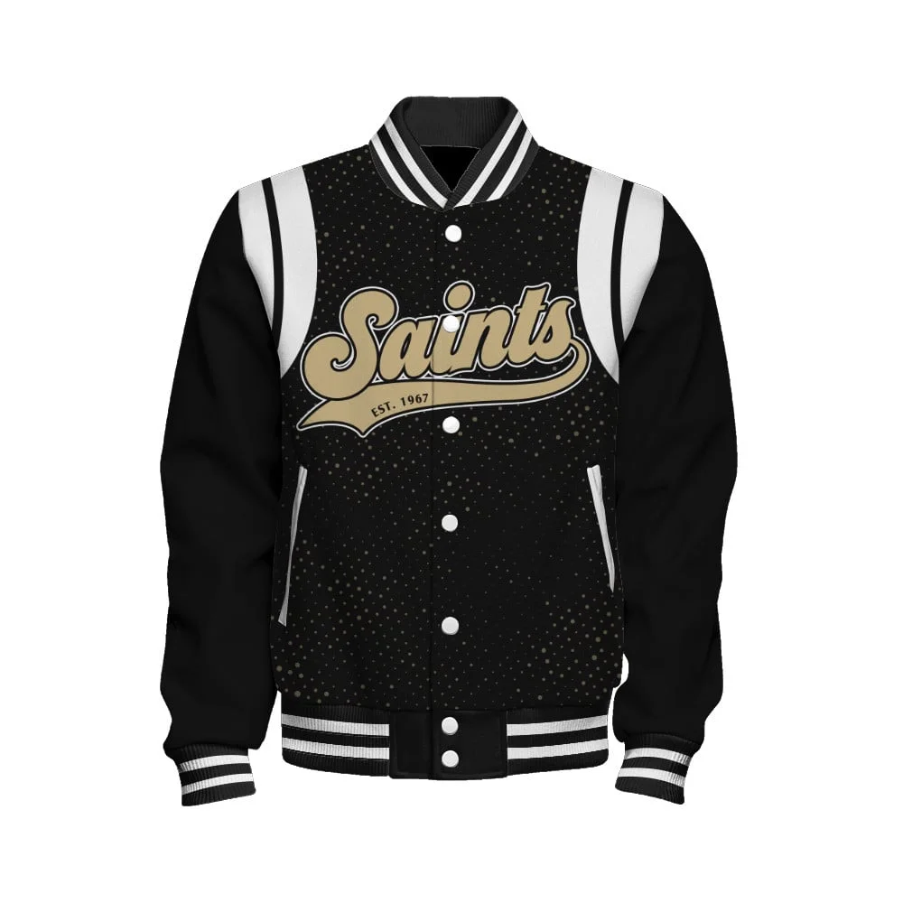 New Orleans Saints National Football League 2024 Make Your Mark Unisex Varsity Jacket