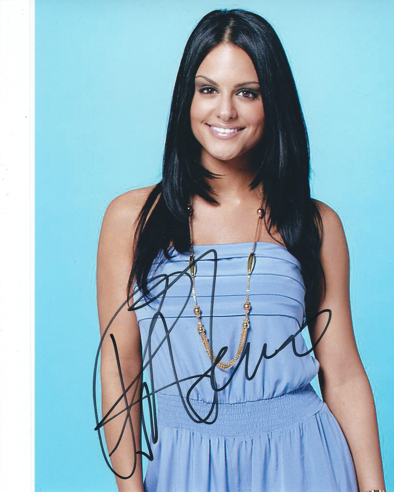 PIA TOSCANO AMERICAN IDOL AUTOGRAPHED Photo Poster painting SIGNED 8X10 #3