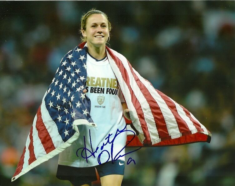 Team USA Heather O'reilly Autographed Signed 8x10 Photo Poster painting COA