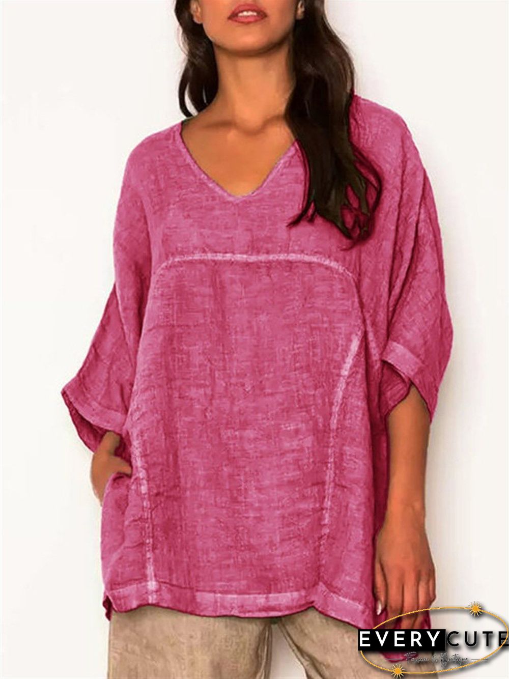 V-Neck Joint Summer Women Top