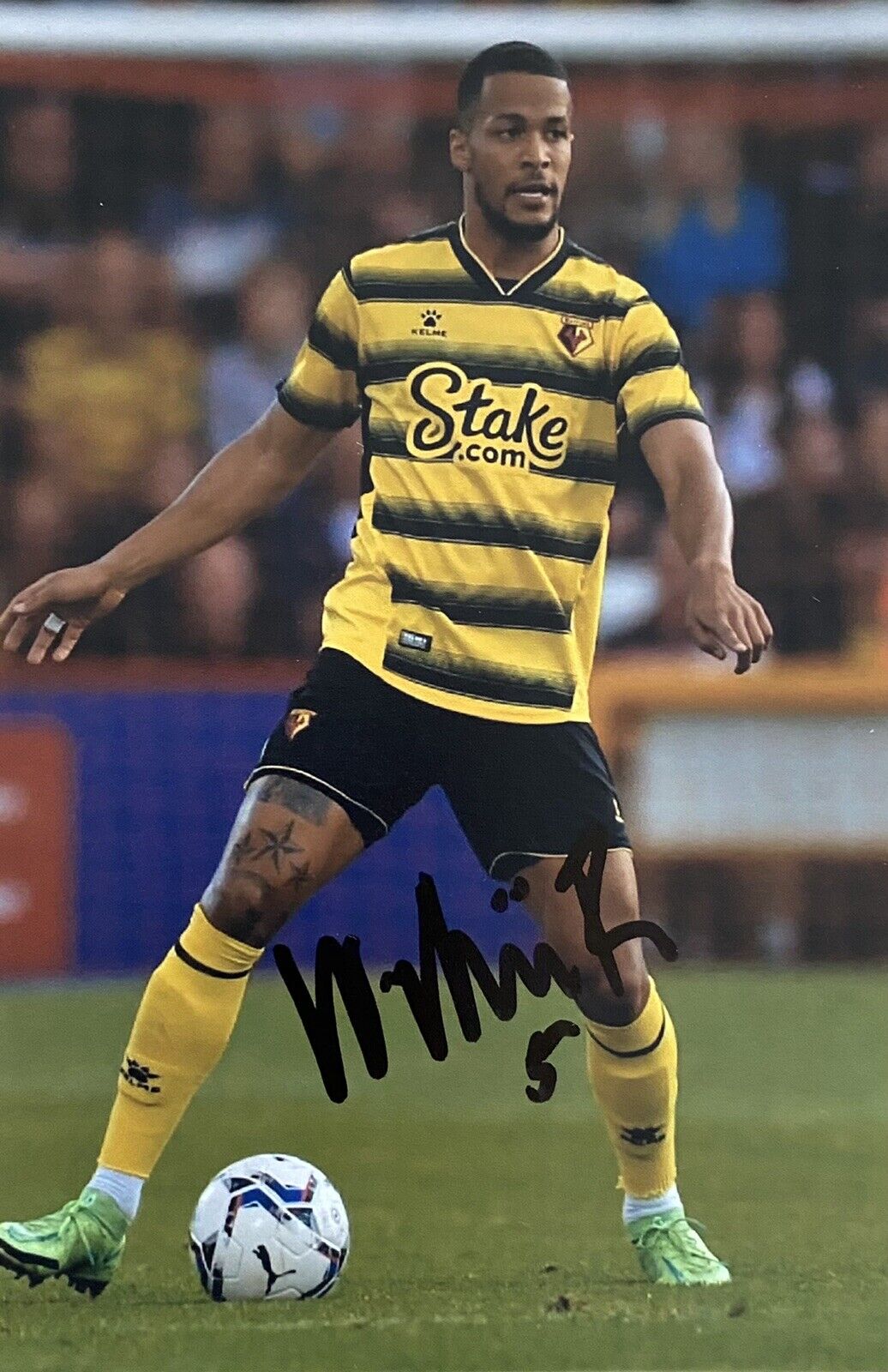 William Troost-Ekong Genuine Hand Signed Watford 6X4 Photo Poster painting