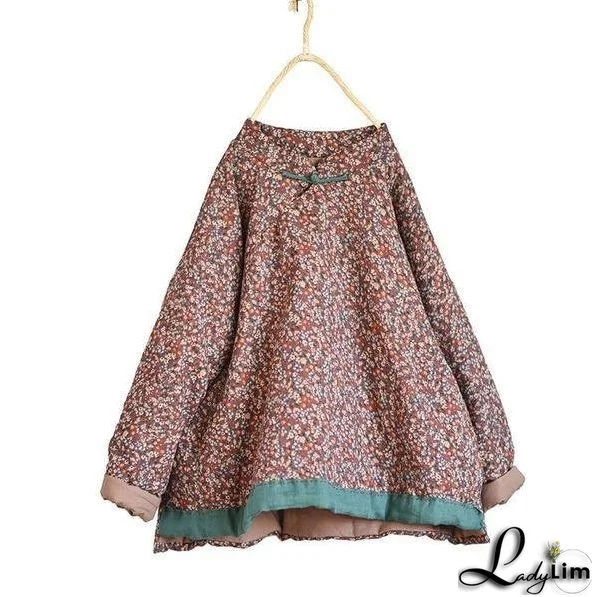 Autumn Winter new Cotton Linen Comfortable Long Sleeve Women Jackets