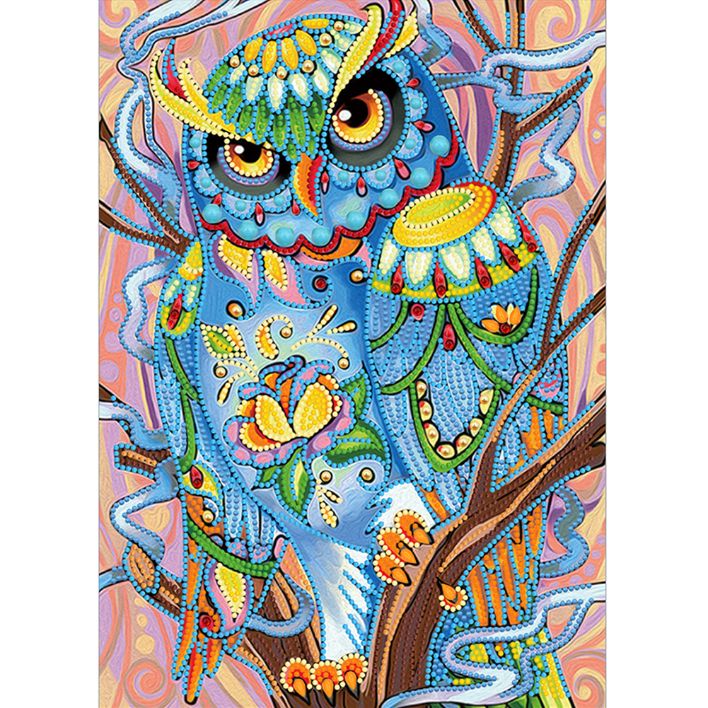 

Owl - Special Shaped Diamond Painting - 30*40CM, 501 Original
