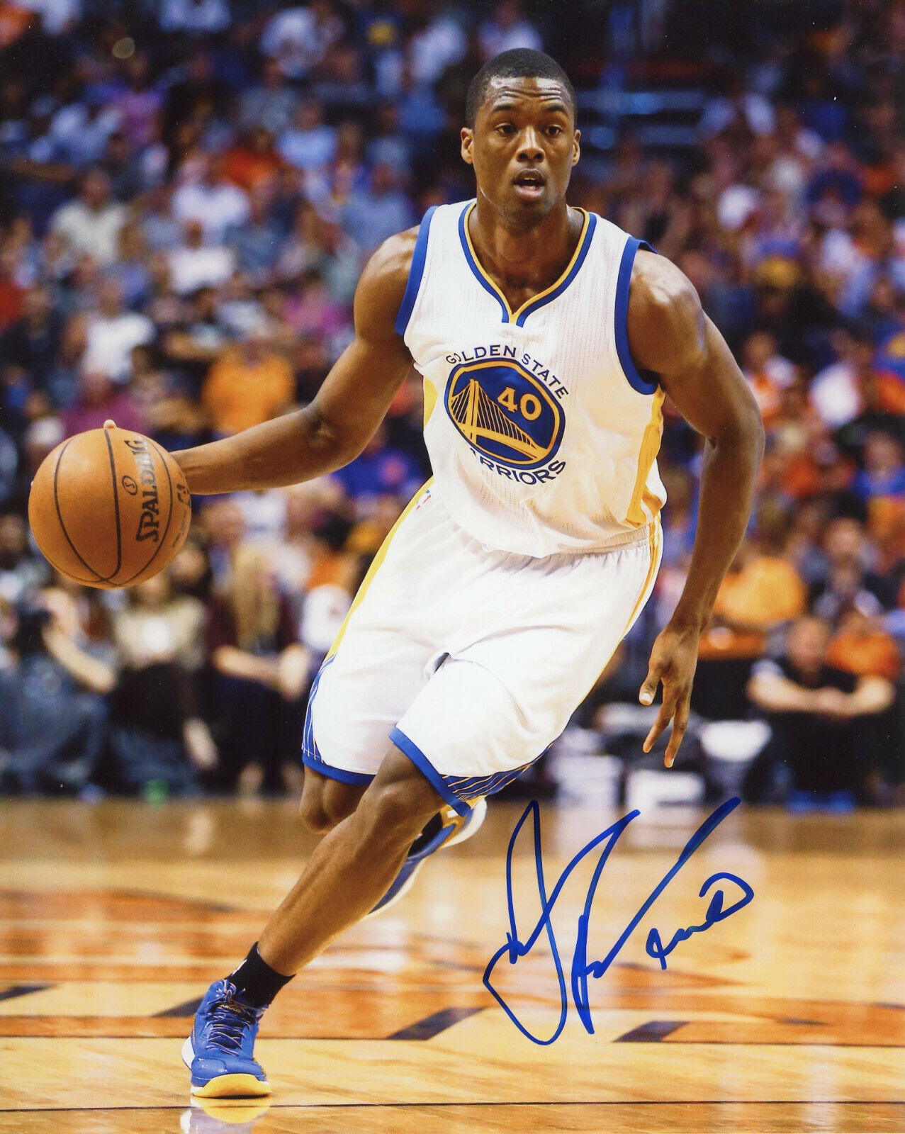 Harrison Barnes Autographed 8x10 Golden State Warriors#S1272