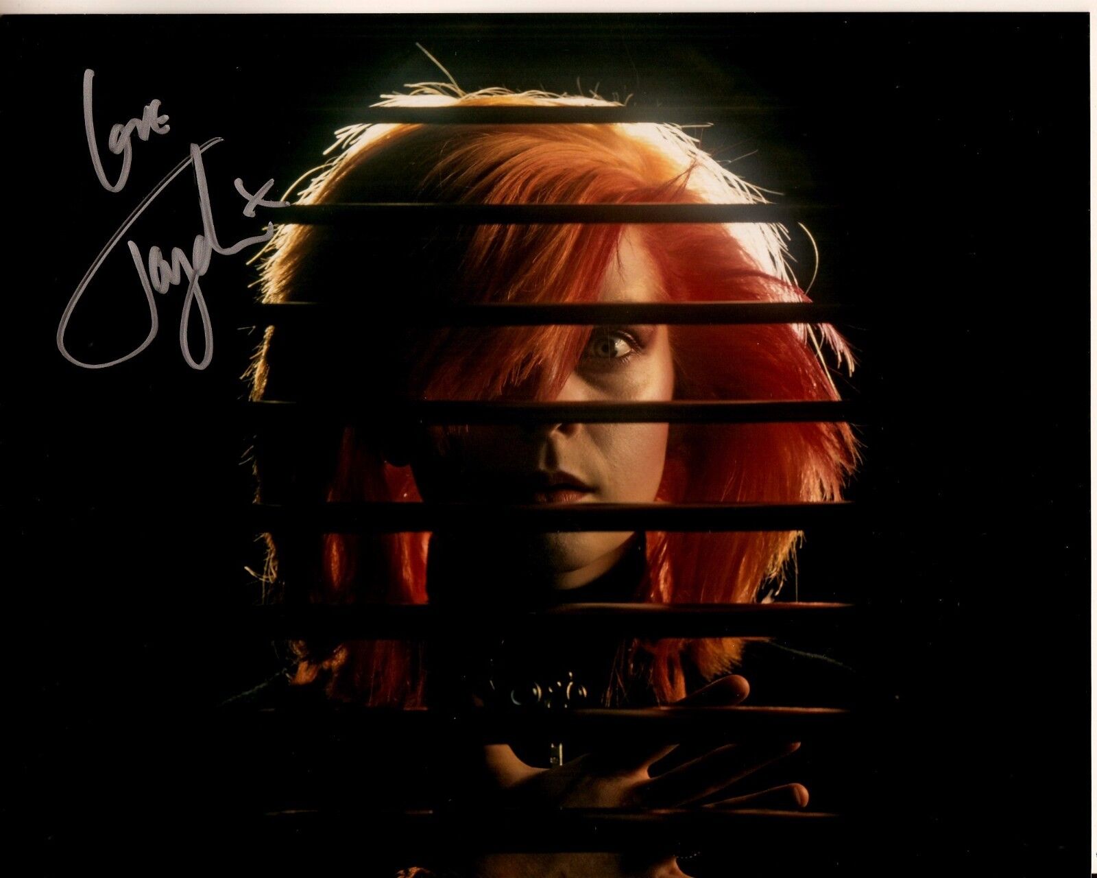 TOYAH WILLCOX hand-signed STUNNING 8x10 COLOR CLOSEUP authentic w/ UACC RD COA