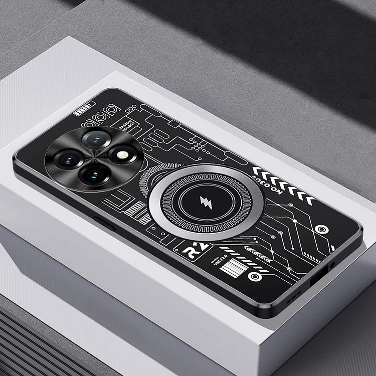 Magnetic cooling mobile phone case