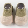 Korean autumn boys and girls baby contrast color soft bottom non-slip not easy to fall off baby toddler shoes socks shoes