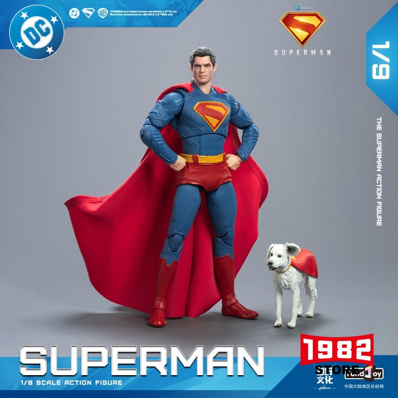 Fondjoy DC 1:9 Gunn Superman Movie Version - Highly Detailed Action Figure, Gift-Worthy Collectible Model Toy for DC Fans & Superman Enthusiasts