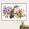 uk.everydayedeals (Limited Stock)Diamond Painting - Full Round - Hummingbird on A Branch(40*60cm)