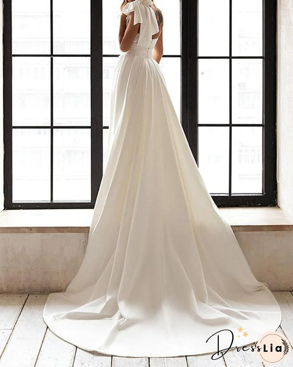 Elegant Wedding Dress Sequin Knotted Bodycon Dress