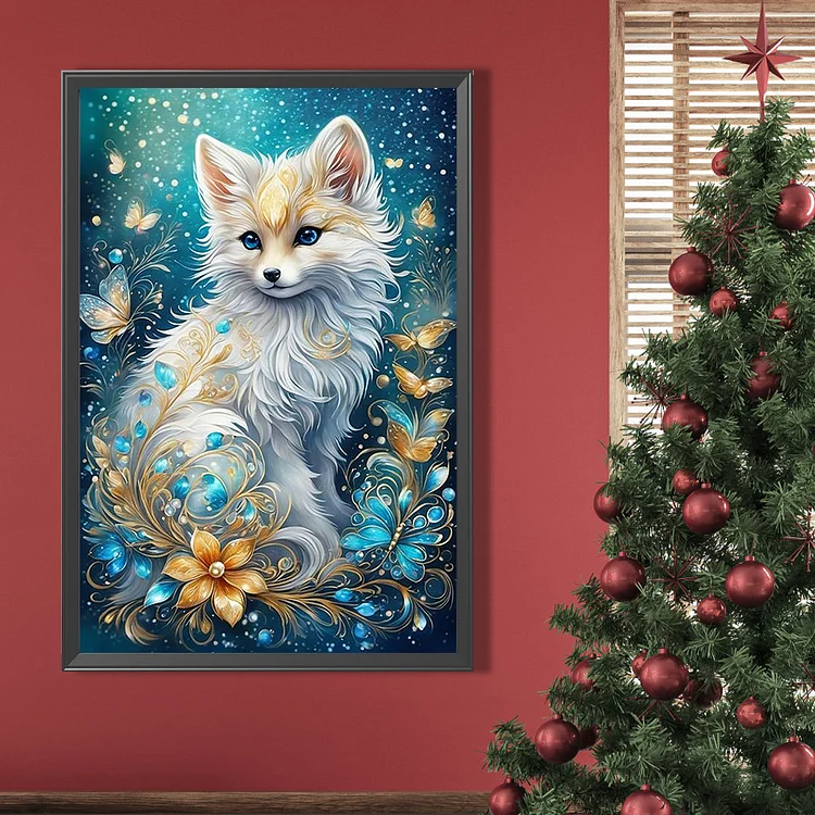 Arctic Fox - Full Round - Diamond Painting (40*60cm)