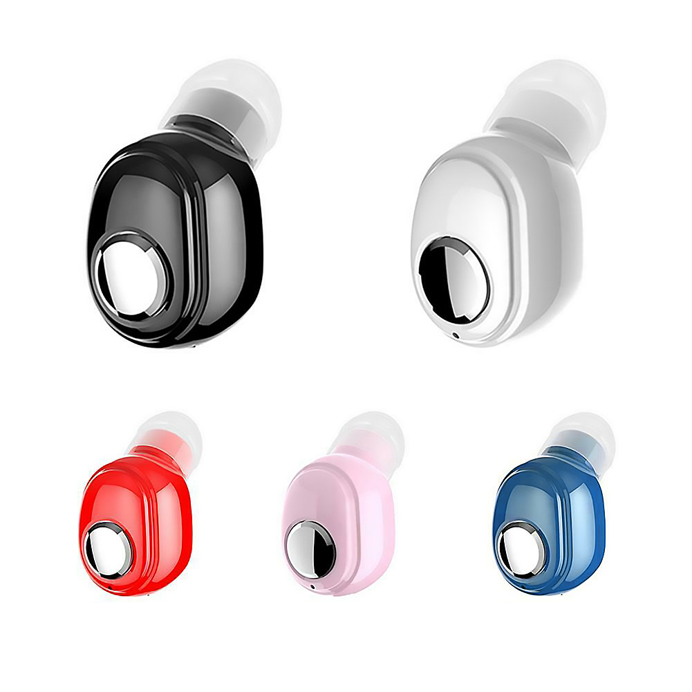 

L15 Mini In-Ear Bluetooth Earphone Deep Bass Waterproof Wireless Headset, Pink, 501 Original