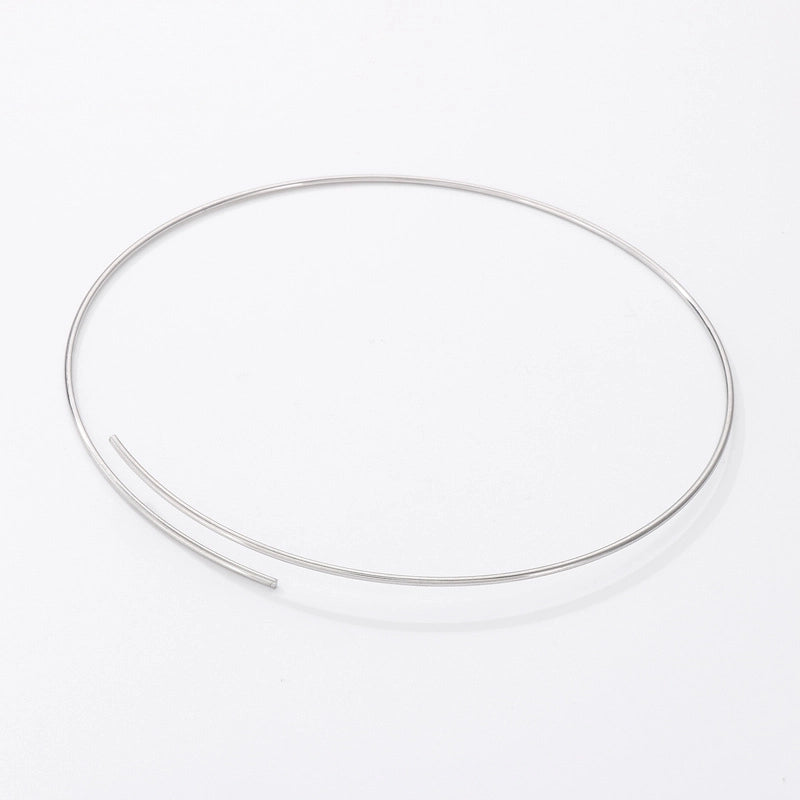 10 Pieces Minimalist Round Stainless Steel 18K Gold Plated Choker