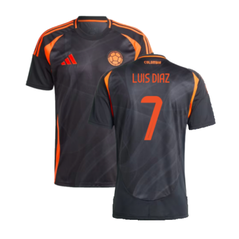 Kolumbien Luis Díaz 7 Away Trikot 2024-2025