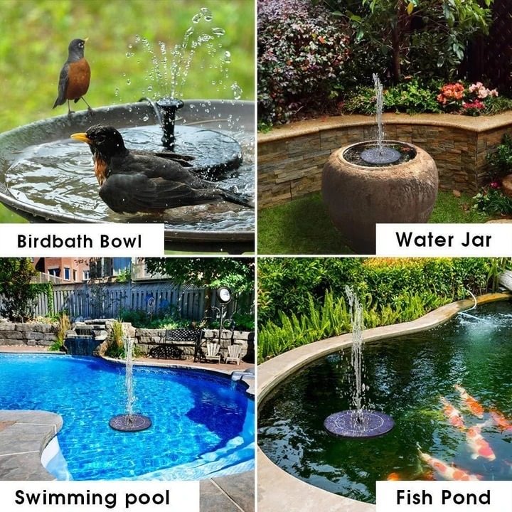 Solar Bird Fountain Kit