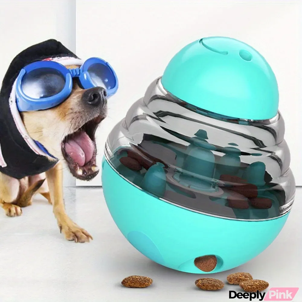 Interactive Dog Toy: Treat Dispenser Ball & Slow Feeder - Perfect for Medium & Small Dogs - Birthday Gift!