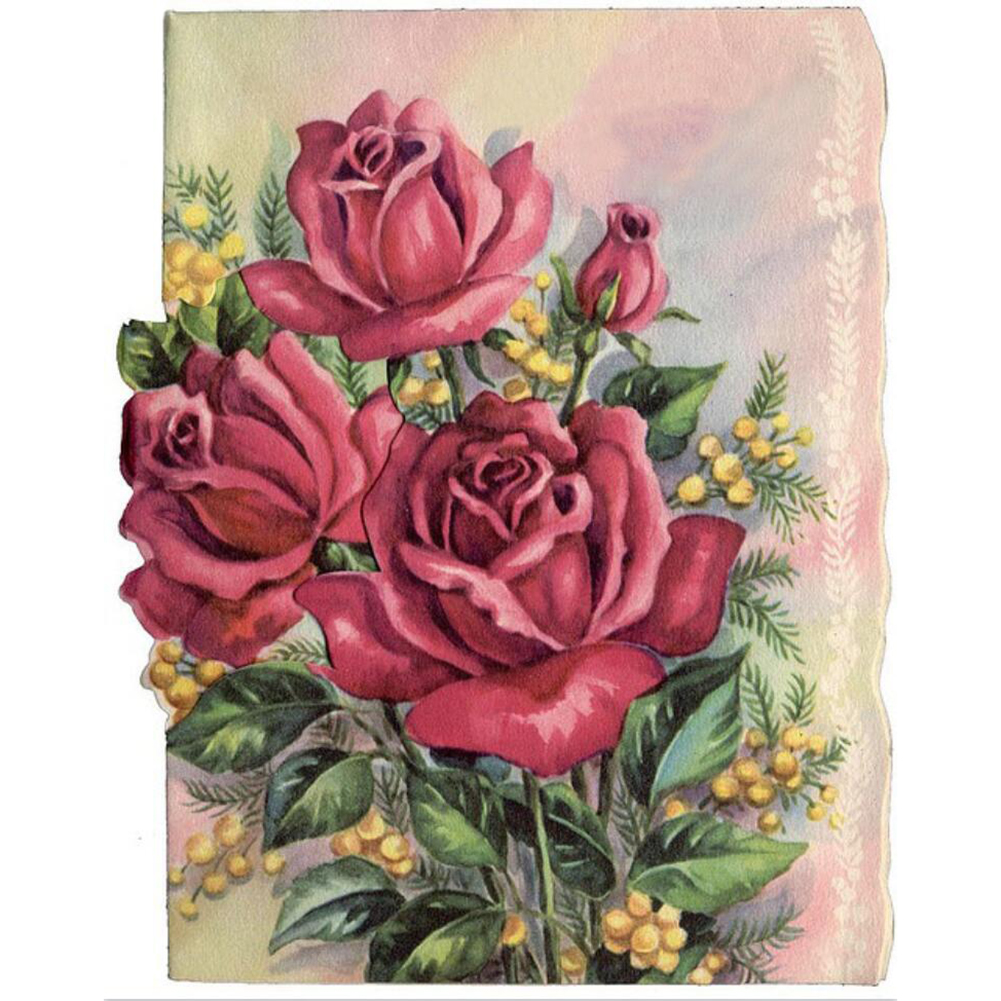 

Flower - Round Drill Diamond Painting - 30*40CM, 501 Original